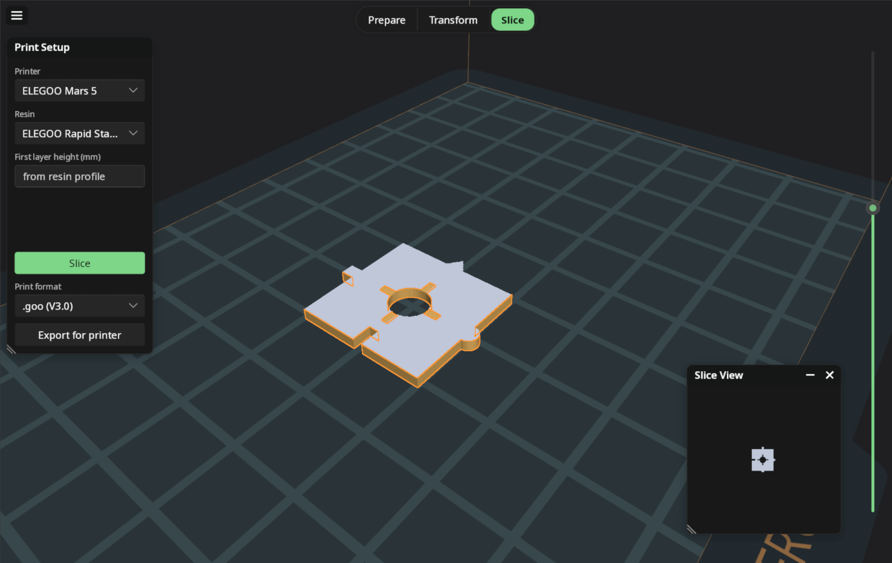 Slicing the models